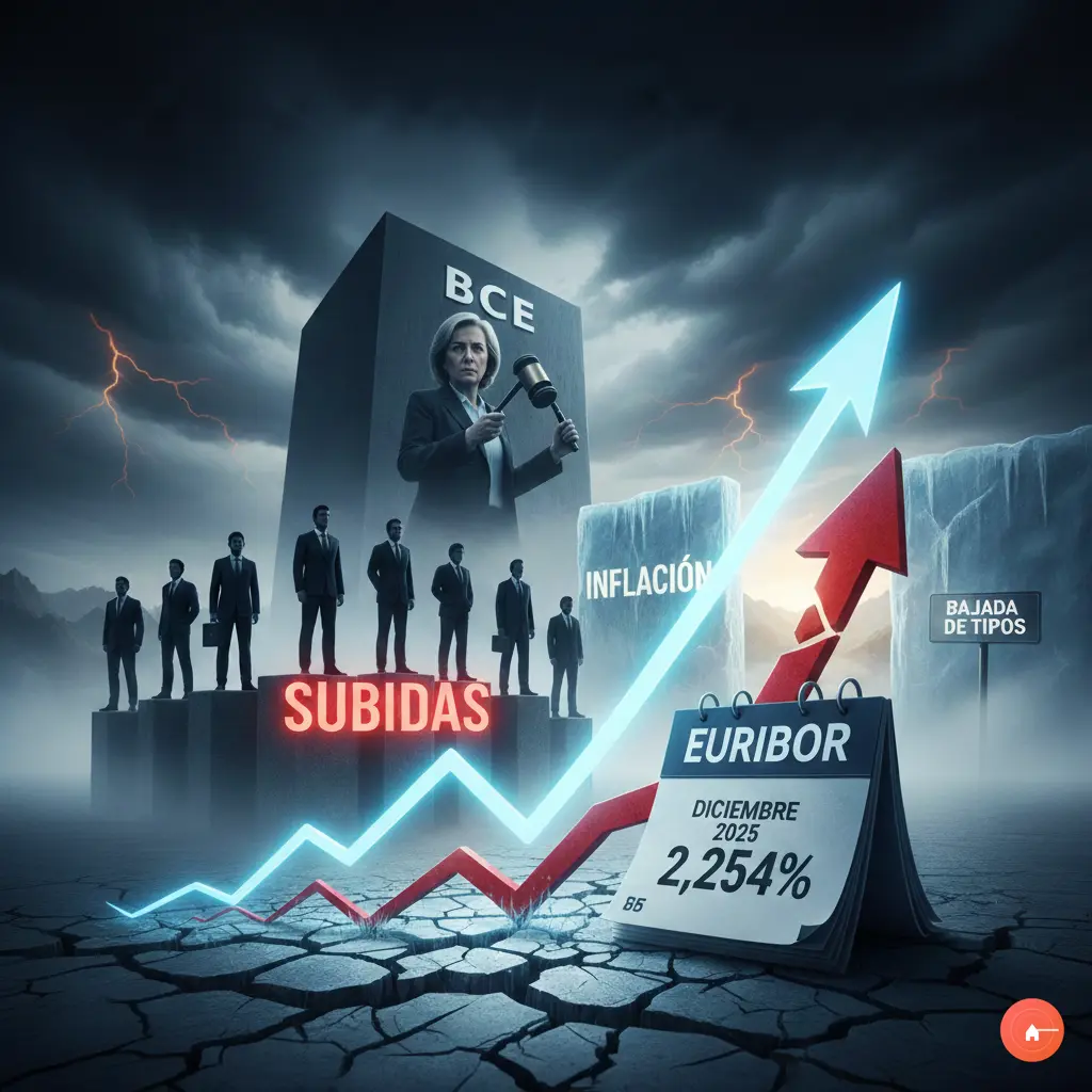 La banca endurece las condiciones ante un euríbor que empieza diciembre con mal pie